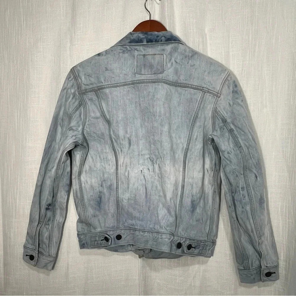 Levi’s Rare Sample Acid Wash Denim Trucker Jacket - Picture 6 of 9